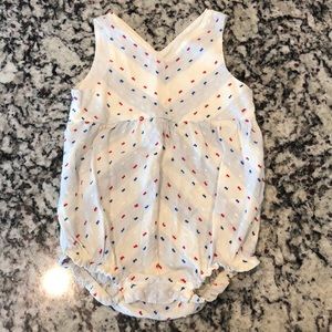 Cat & Jack bubble romper. 4th of July.